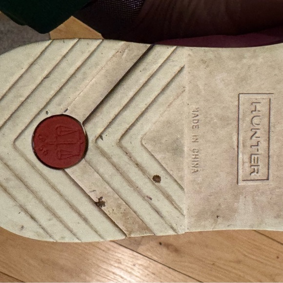 Hunter play short rain boot in Pink metallic women’s 9 - Picture 5 of 7